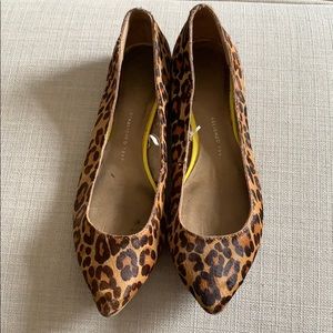 Gap Point Toe Flat Leopard Print